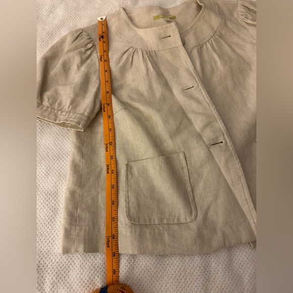 Tailored linen lined jacket - Picture 5 of 7